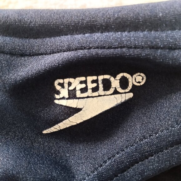 (*) VINTAGE 1" SIDES SPEEDO SWIM BRIEF, SIZE 30", NAVY BLUE - (Pre-owned) - Picture 4 of 8